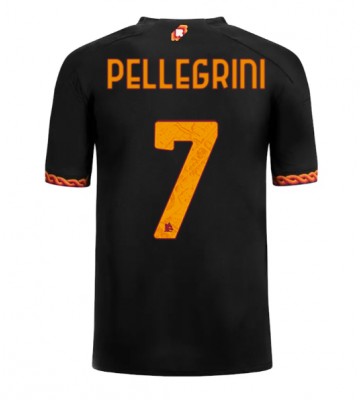 AS Roma Lorenzo Pellegrini #7 Kolmaspaita 2023-24 Lyhyet Hihat